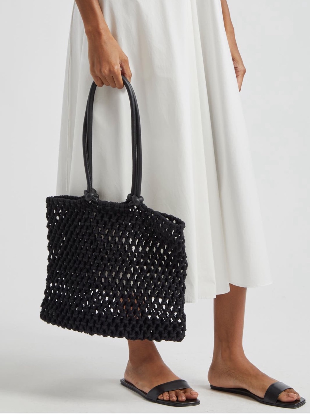 Clare V Black Sandy Tote